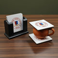 NCC COASTER GLASS CUP COVER (SET OF 4 PIECES) NATIONAL CADET CORPS