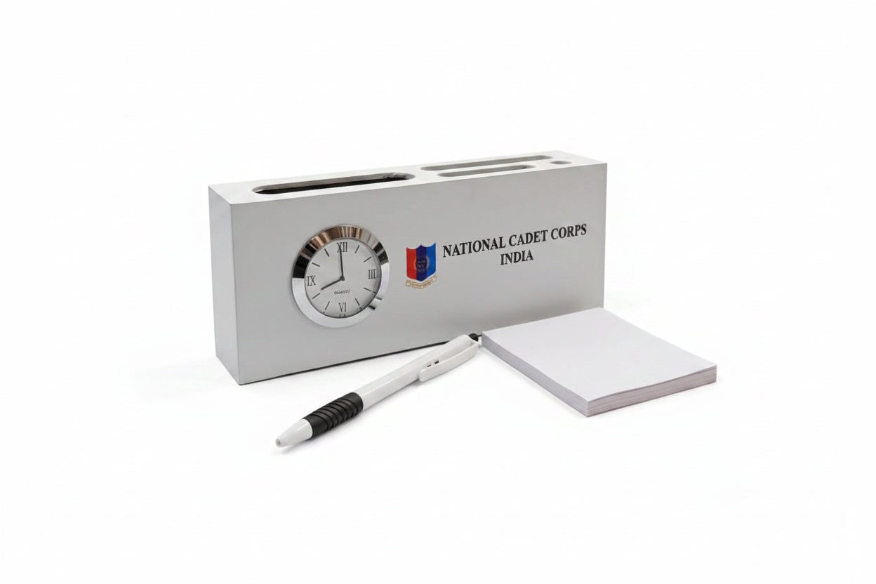 NCC PEN STAND WHITE FOR OFFICE TABLE DECORATION