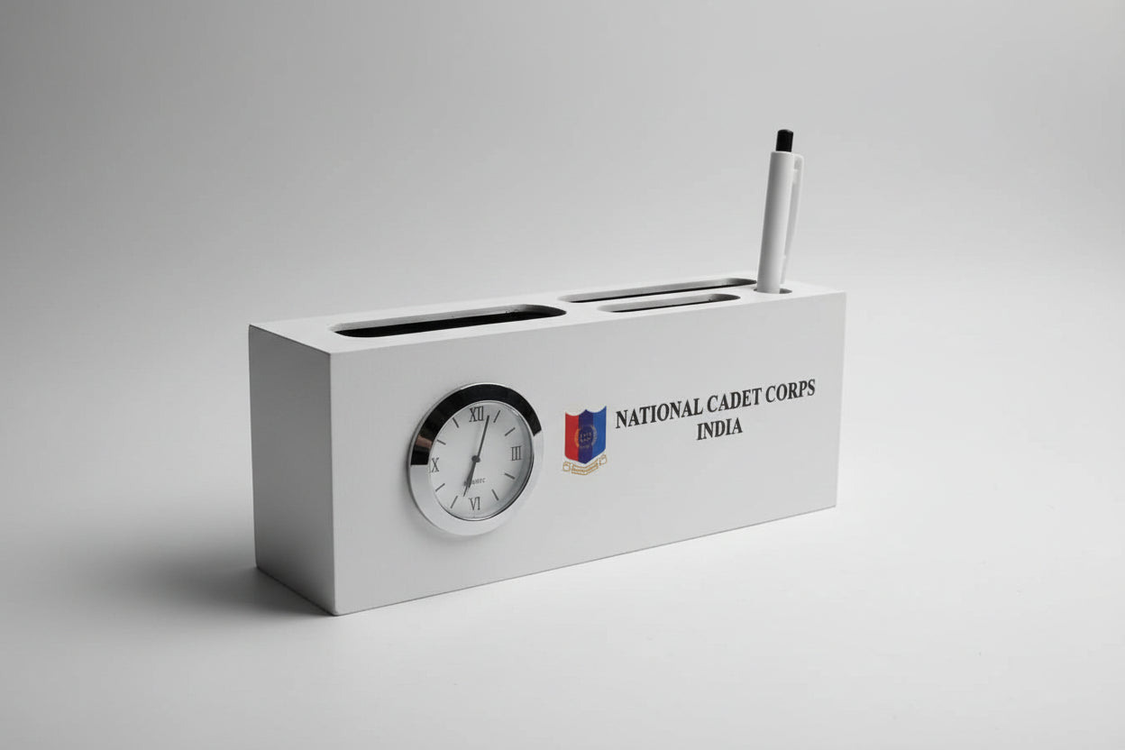 NCC PEN STAND WHITE FOR OFFICE TABLE DECORATION