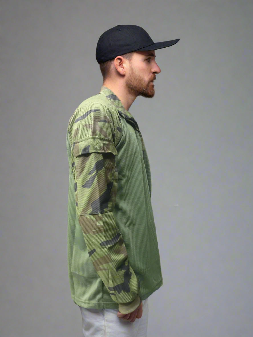 CAMO URI FULL SLLEVES T-SHIRT – Military-Style Cotton Tee for Outdoor & Casual Wear