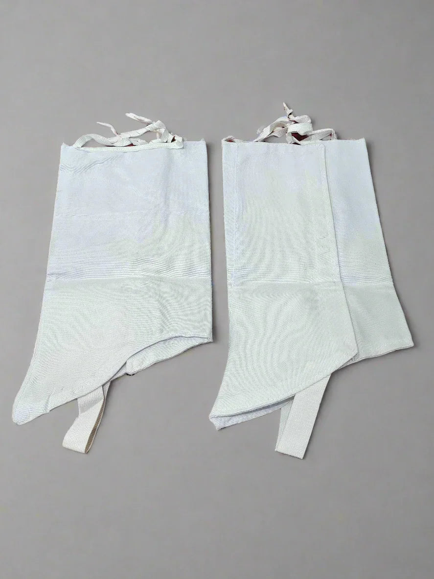 WHITE ANKLET MADE OF CLOTH(SHORT) - The Adventure Hut