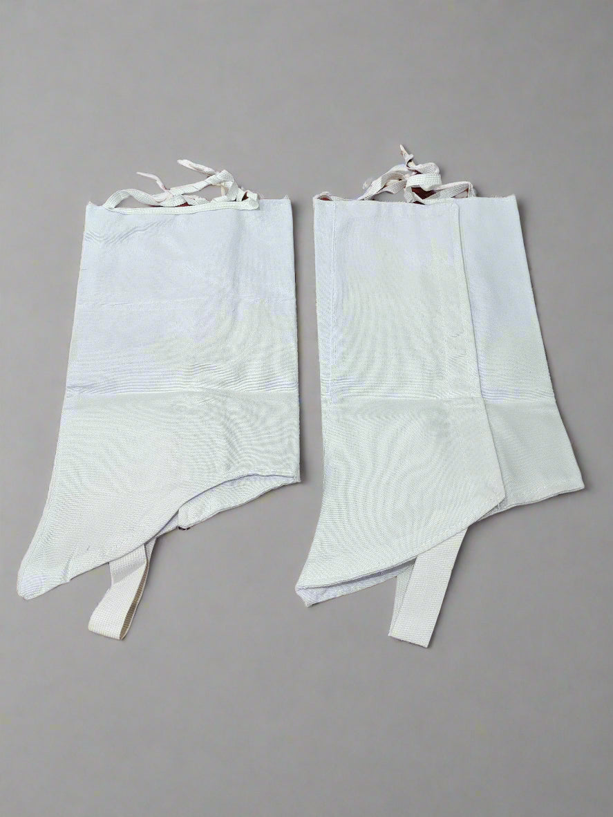 WHITE ANKLET MADE OF CLOTH(SHORT)