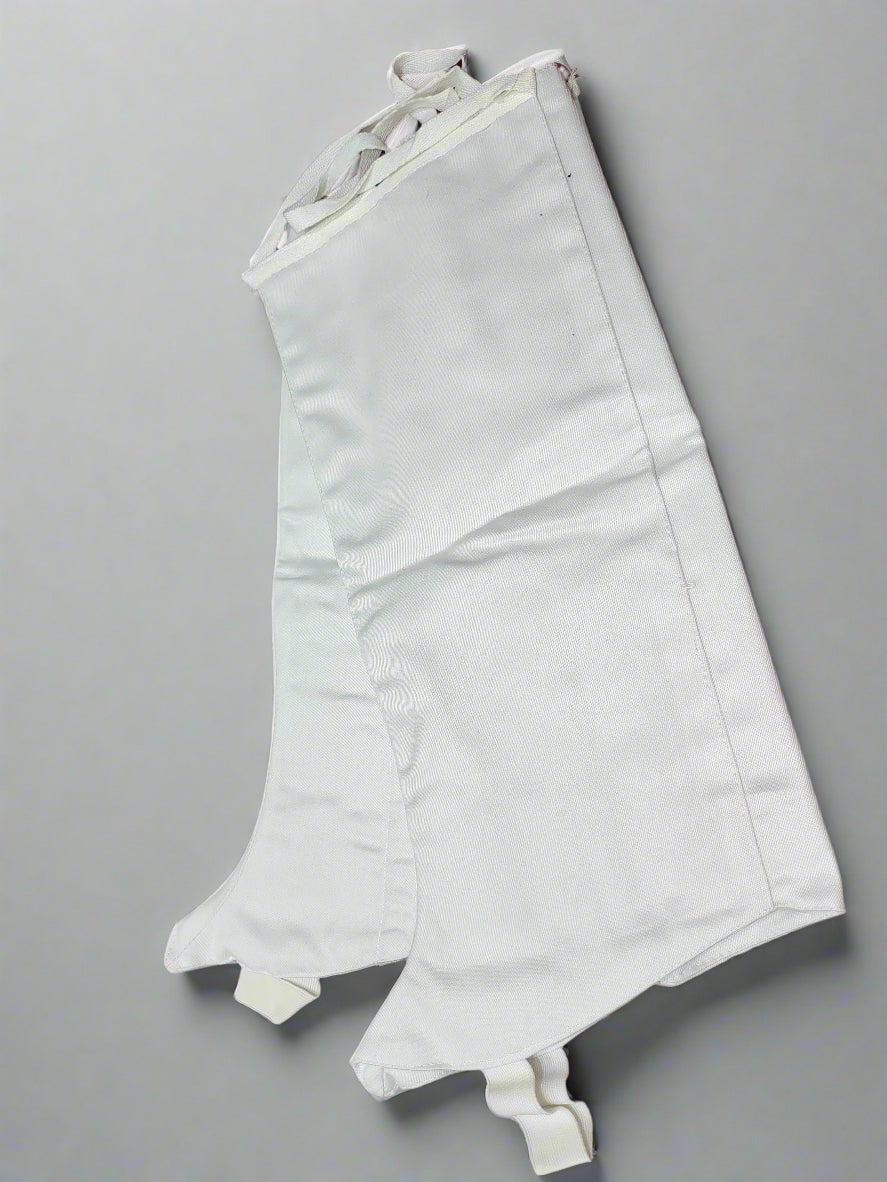 WHITE ANKLET MADE OF CLOTH (FULL SIZE)