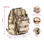 Tactical Chest Bag – Military Crossbody Shoulder Pack with Multiple Pockets & Heavy-Duty Zippers - The Adventure Hut