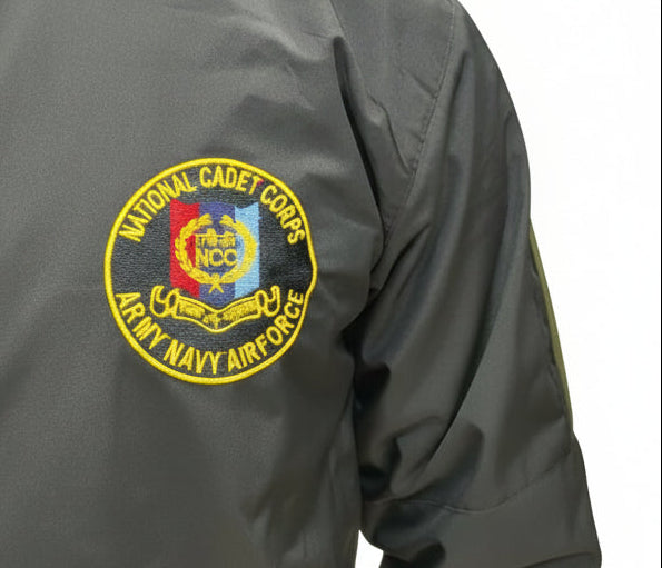 NCC NATION FIRST BLACK TACTICAL TRACKSUIT WITH OLIVE GREEN STRIPES