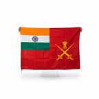 INDIAN ARMY FLAG COTTON WITH EMBROIDERY LOGO( 4FT X 3FT)