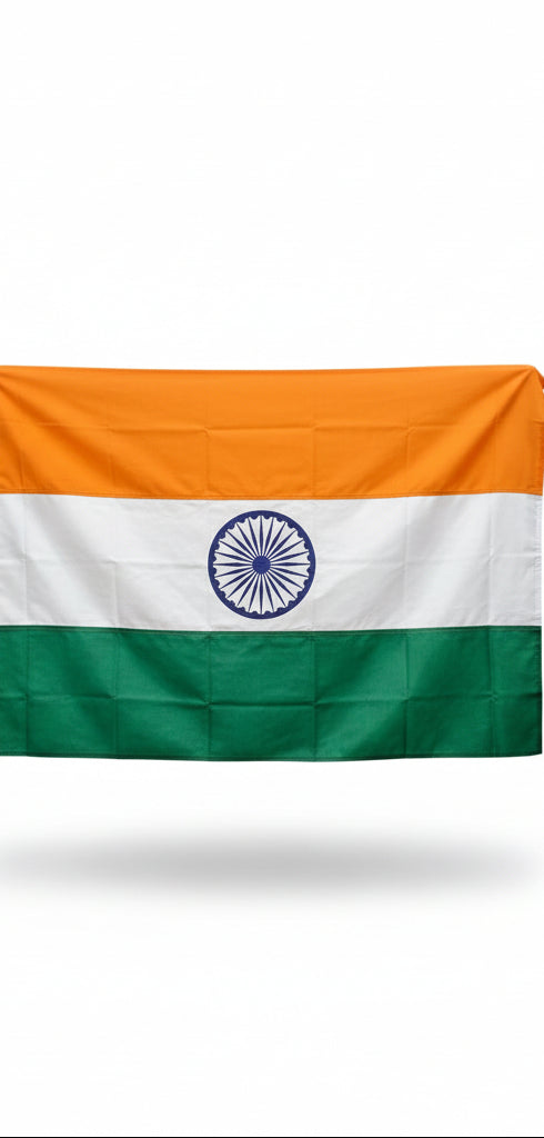 INDIAN FLAG COTTON (4FT X 3FT)
