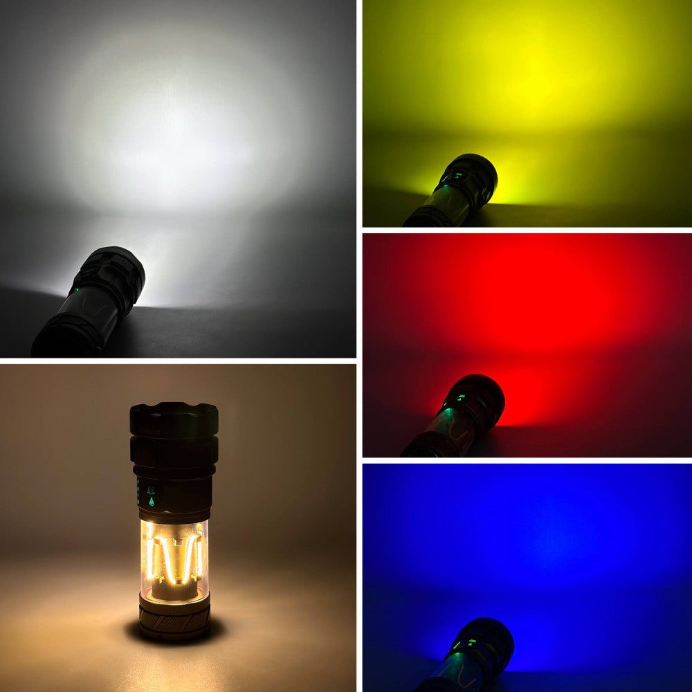 YEMAO YM-A19 9-LED Camping Light & Flashlight with Power Bank The Adventure Hut