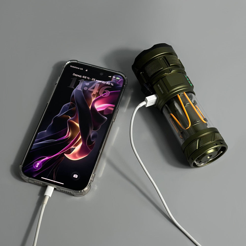 YEMAO YM-A19 9-LED Camping Light & Flashlight with Power Bank The Adventure Hut