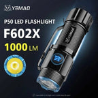 YEMAO YM-F602X Rechargeable Handheld Flashlight 650 Lumens - The Adventure Hut