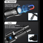 YEMAO YM-F602X Rechargeable Handheld Flashlight 650 Lumens - The Adventure Hut