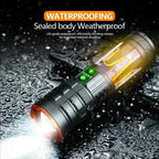 YEMAO YM-G580 2500LM Handheld Flashlight | USB-C Rechargeable - The Adventure Hut