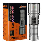 YEMAO YM-G921 High-Power LED Tactical Flashlight with Side Lamp & Zoom