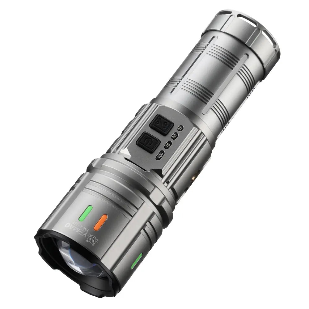 YEMAO YM-G921 High-Power LED Tactical Flashlight with Side Lamp & Zoom
