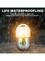 Yemao YM-B81 Rechargeable Mini Camping Flashlight with Magnetic Base & Tripod - The Adventure Hut