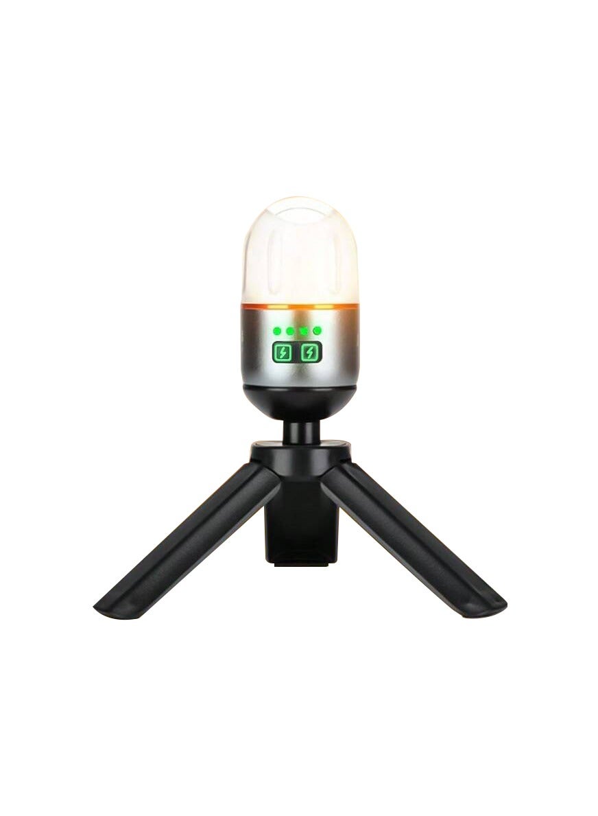 Yemao YM-B81 Rechargeable Mini Camping Flashlight with Magnetic Base & Tripod - The Adventure Hut