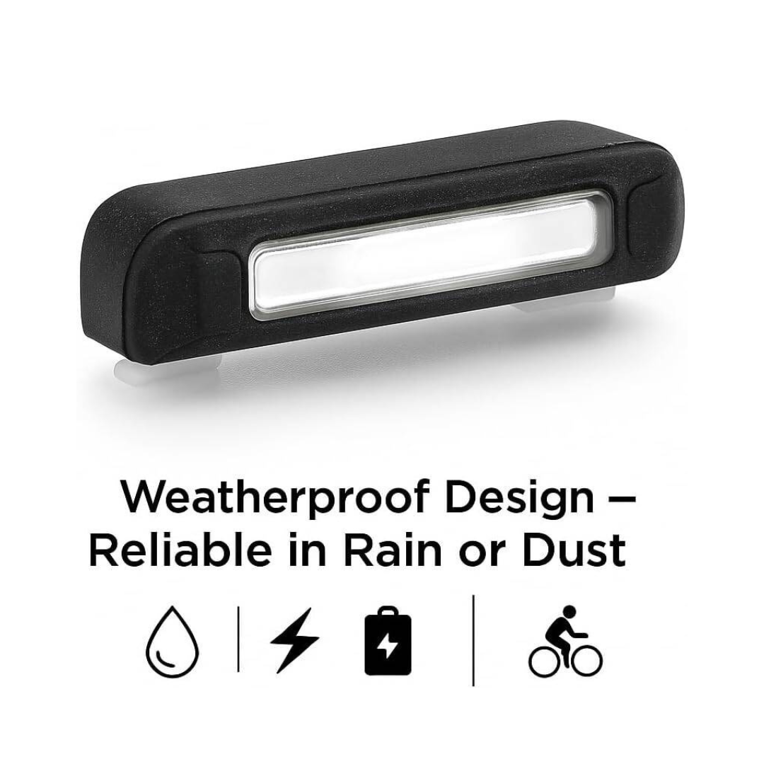 Comet FY-306 USB Rechargeable Bike Headlight | 120 Lumens | Night Riding & Commuting | THE ADVENTURE HUT
