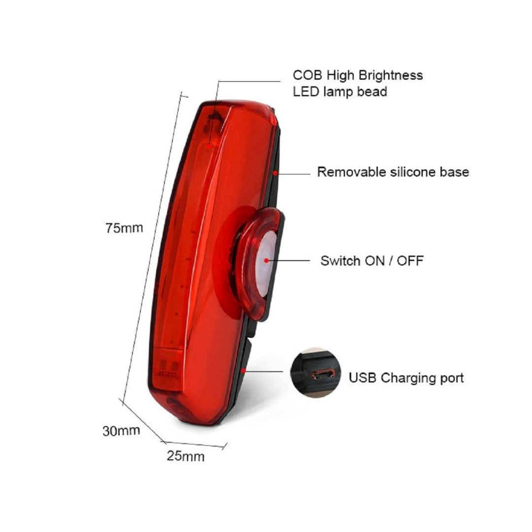 Cycling Tail Light USB Rechargeable | THE ADVENTURE HUT