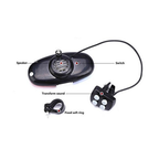 XC-325 6 Plastic LED Light 4 Sounds Trumpet Cycling Horn | THE ADVENTURE HUT
