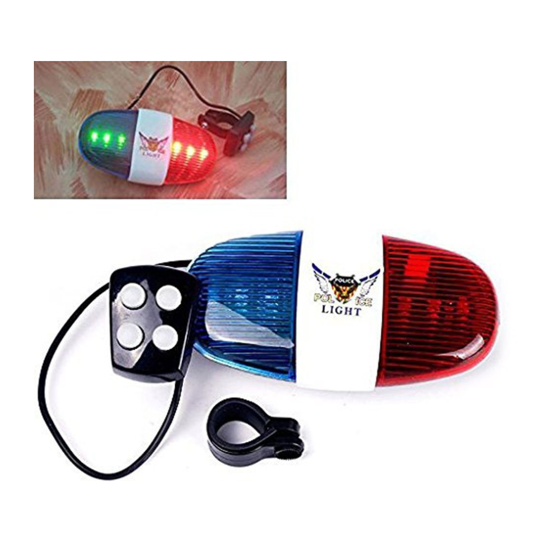 XC-325 6 Plastic LED Light 4 Sounds Trumpet Cycling Horn | THE ADVENTURE HUT