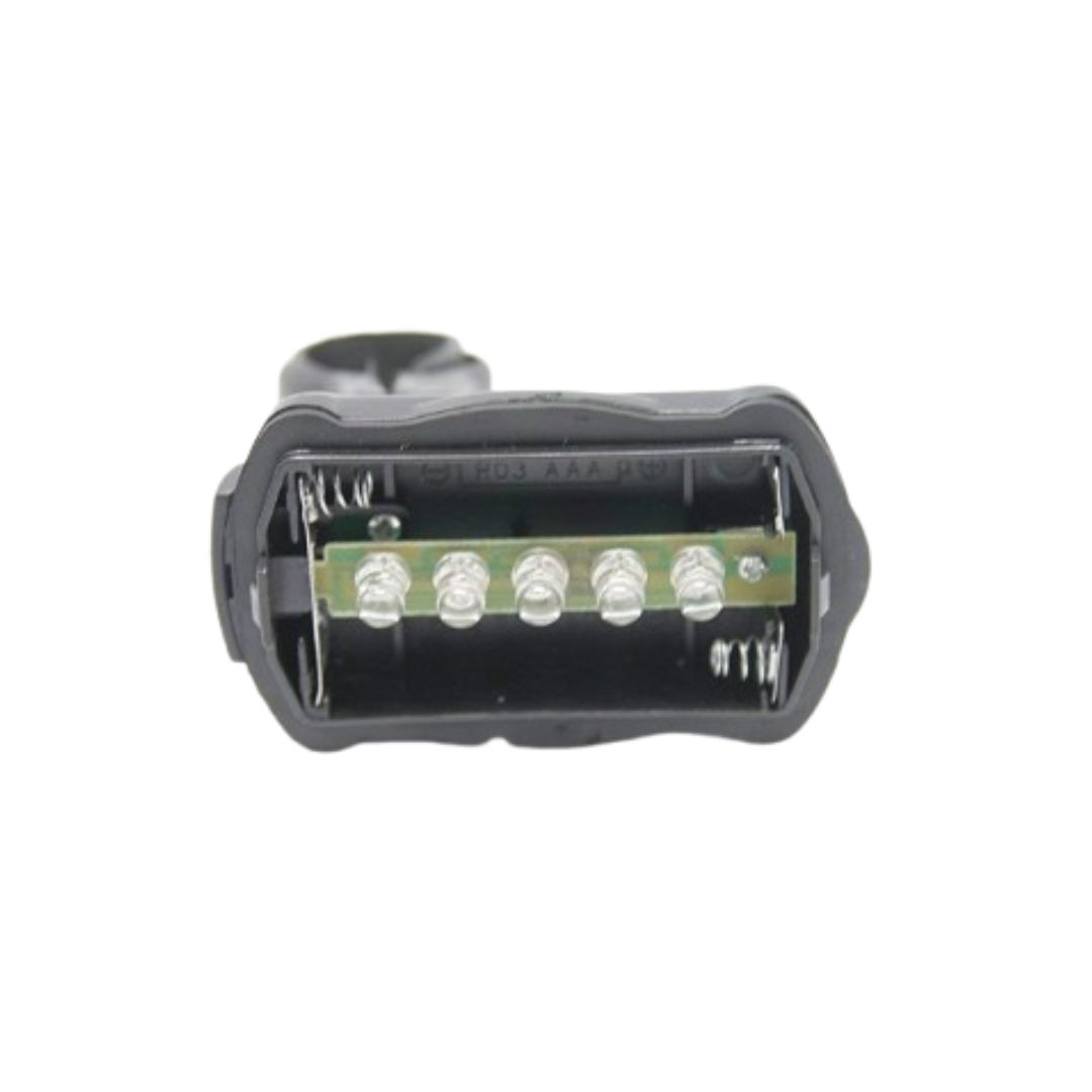 Powerbeam - Black Bicycle Safety Warning Light Set, Head and Tail Led Lights | THE ADVENTURE HUT