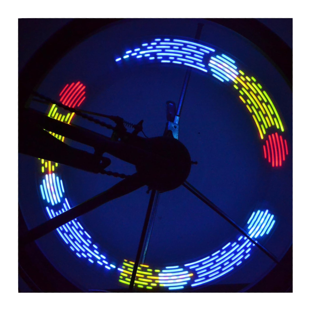 Bicycle Bike Cycling Rim Lights Open & Close Wheel Spoke Light & Reflectors | THE ADVENTURE HUT