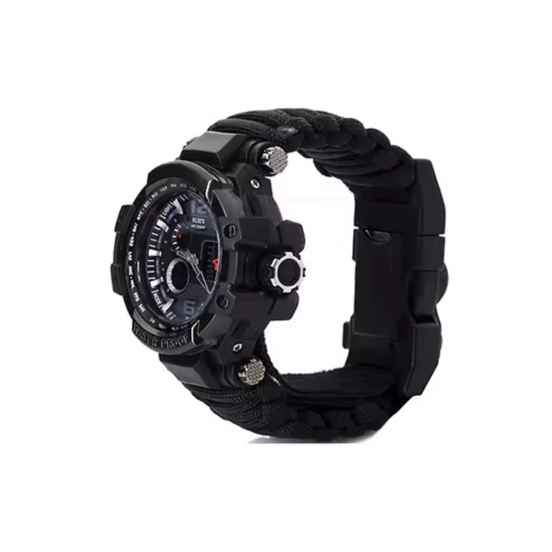 Survival Digital Watch Multifunctional Paracord Tactical Watch Outdoors [G3] | THE ADVENTURE HUT