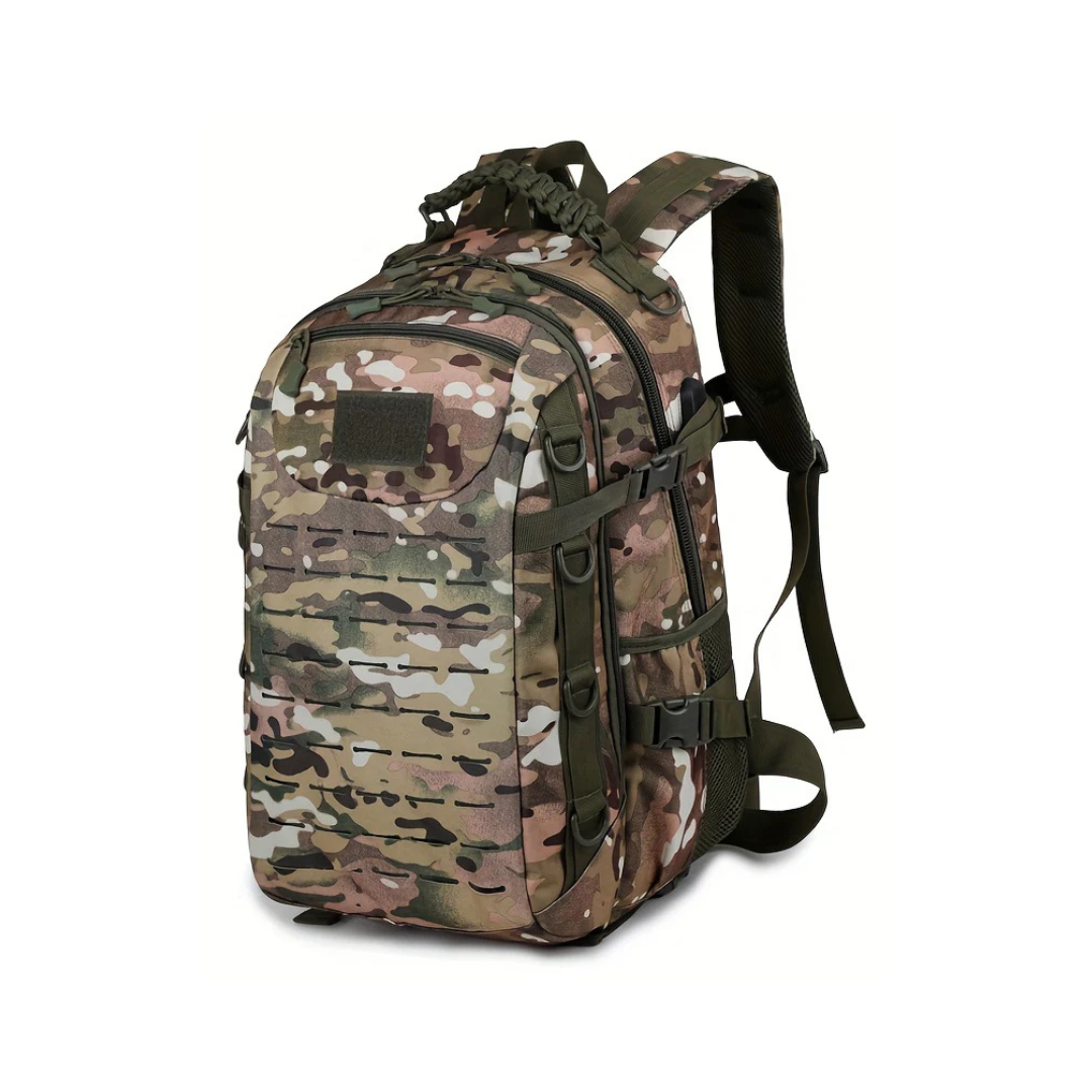 The Adventure Hut USB Tactical Backpack | MOLLE Hiking & Camping Pack [Tactical-07]