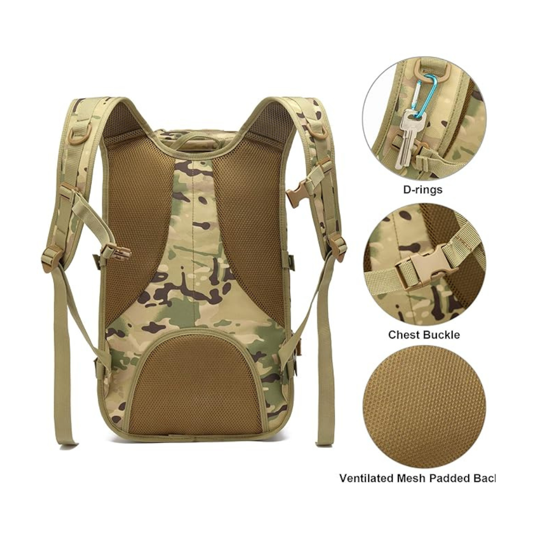 Military Tactical Backpack for Men Women 35L Hiking Trekking Rucksack 3 Day Molle Assault Pack [Tactical-05]
