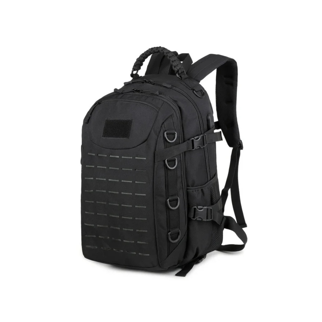 The Adventure Hut USB Tactical Backpack | MOLLE Hiking & Camping Pack [Tactical-07]