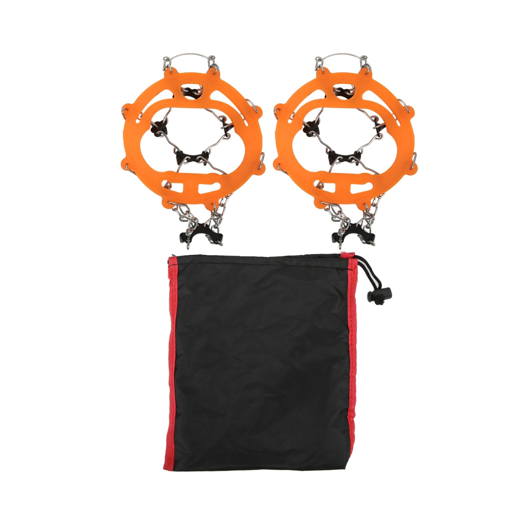 Ice Traction Cleats Anti Skid Shoe Crampon Cover Snow Grips with 8 Spikes  | The Adventure Hut