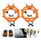 Ice Traction Cleats Anti Skid Shoe Crampon Cover Snow Grips with 8 Spikes  | The Adventure Hut