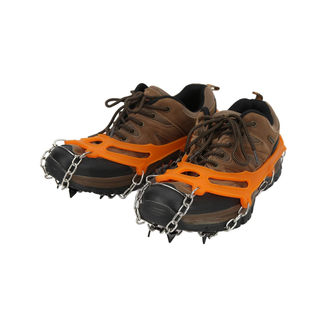 Ice Traction Cleats Anti Skid Shoe Crampon Cover Snow Grips with 8 Spikes  | The Adventure Hut