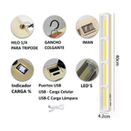 N-Light Rechargable LED Emergency and Photography Lithium Lamp Tube – T03  | The Adventure Hut