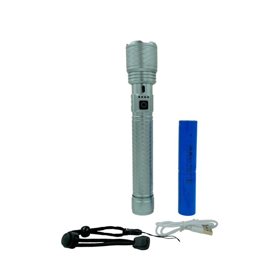 Type-C Charging High Brightness LED Flashlight Long Range | THE ADVENTURE HUT
