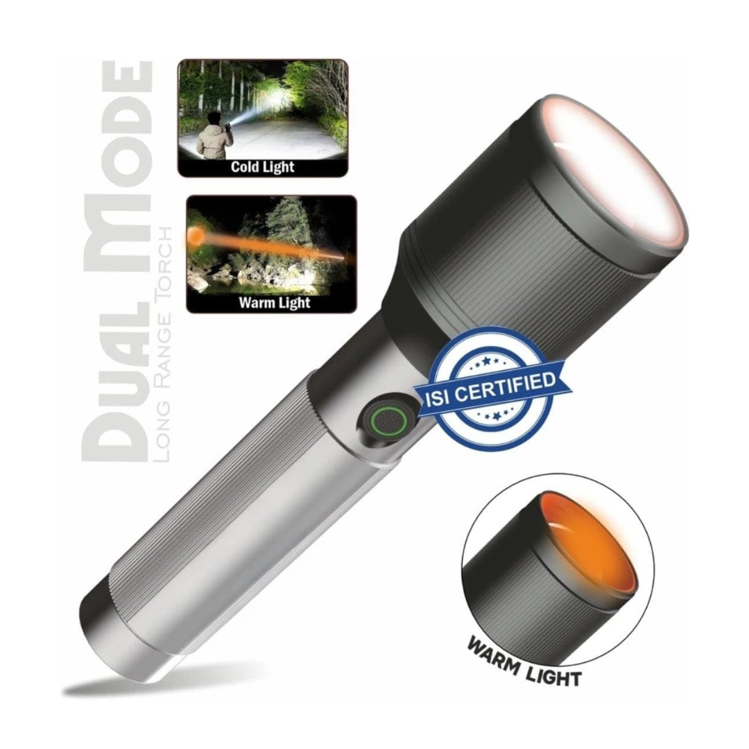 RL-M11D 100W+100W with Warm & Cold Light Modes Metal Torch | THE ADVENTURE HUT