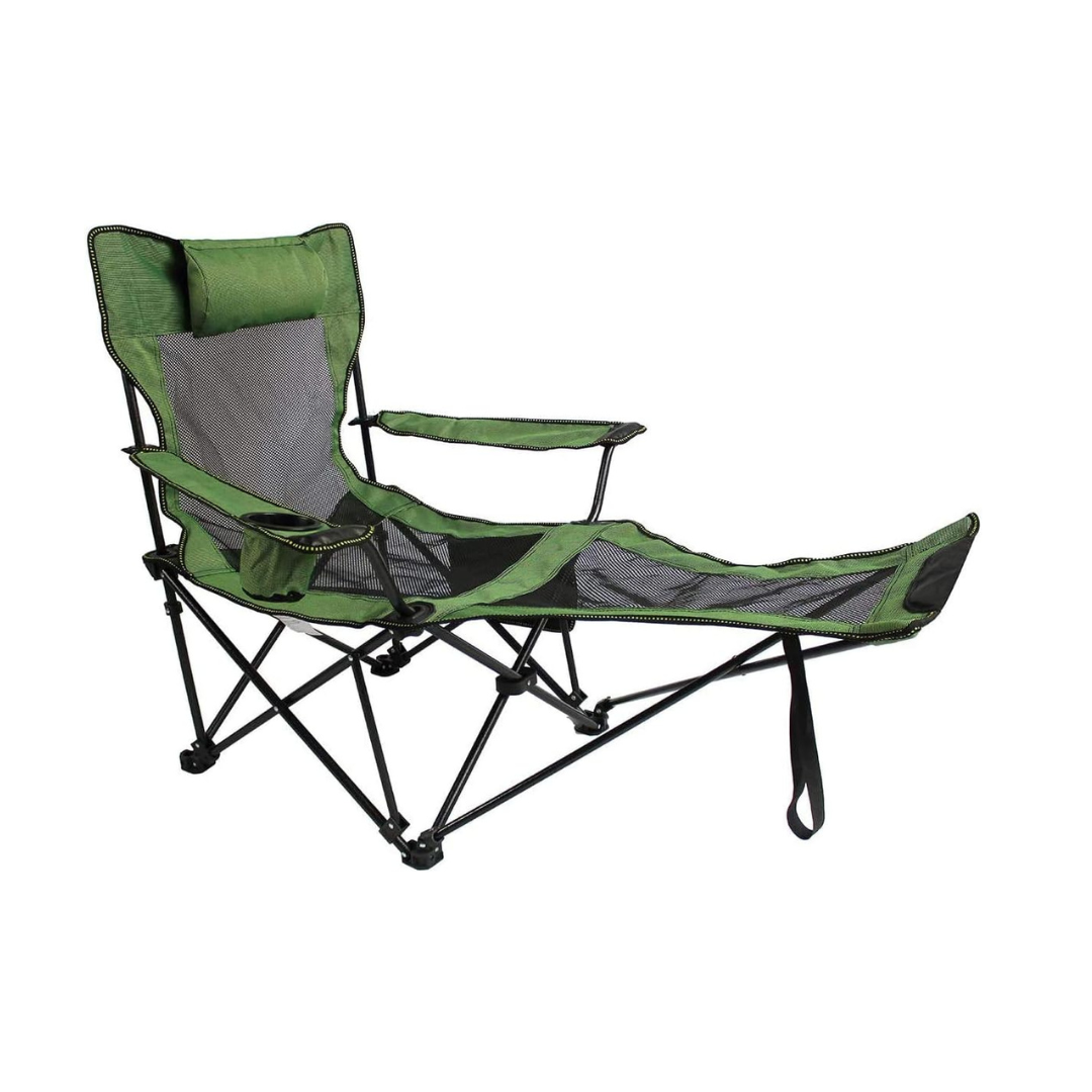 Portable Folding Camp Chair with Footrest | THE ADVENTURE HUT