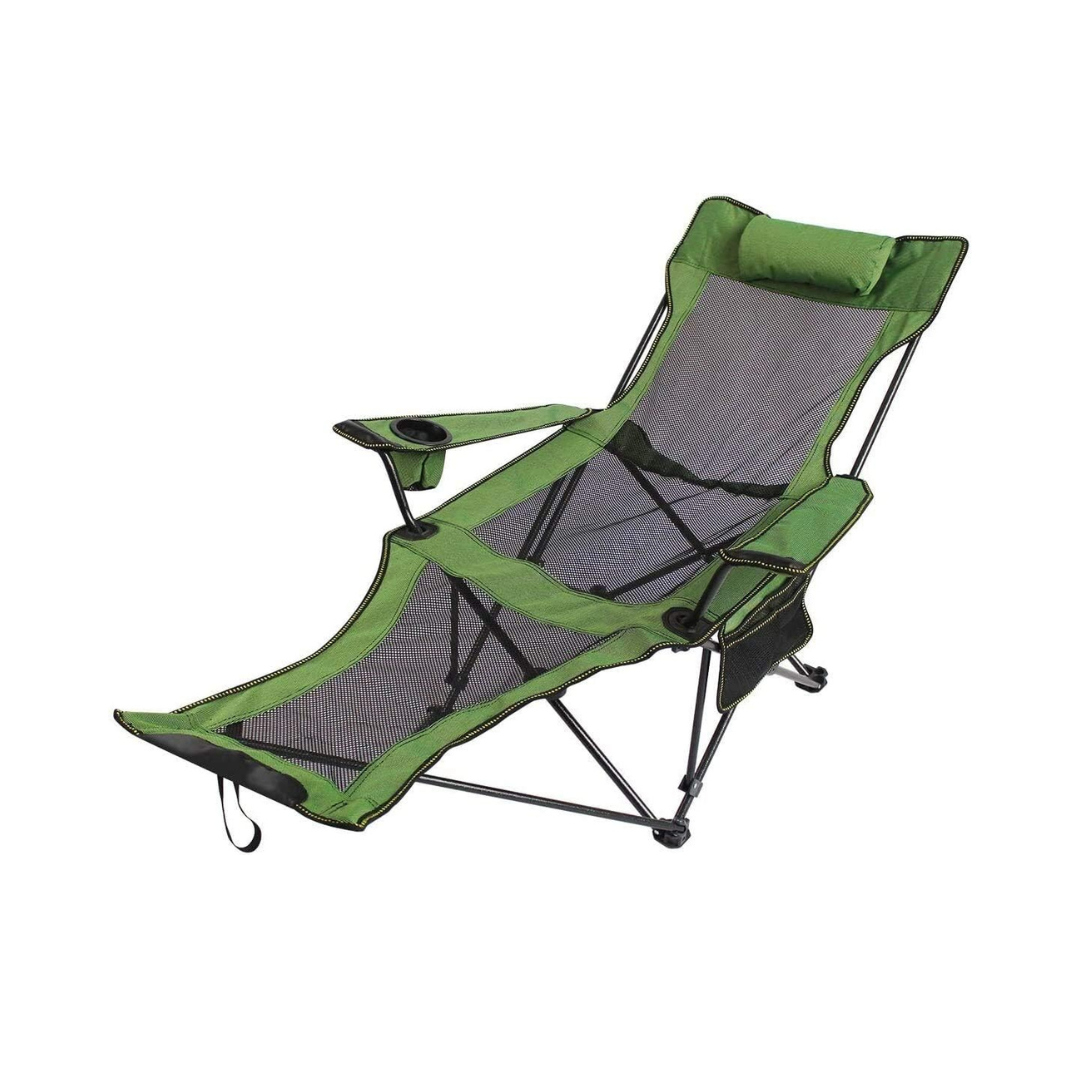 Portable Folding Camp Chair with Footrest | THE ADVENTURE HUT