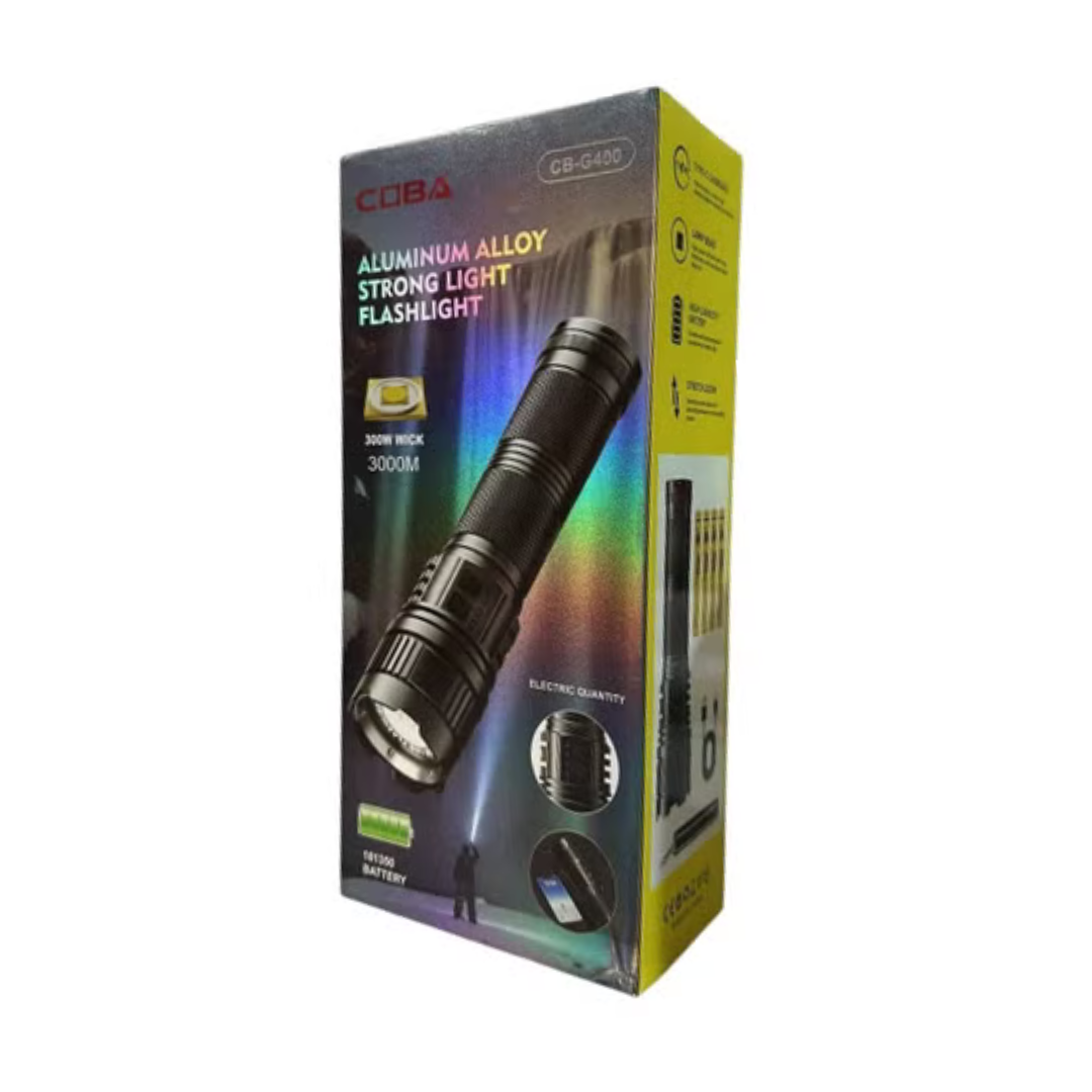 THE ADVENTURE HUT ALUMINIUM ALLOY STRONG TORCH 3000M [CB-G400]