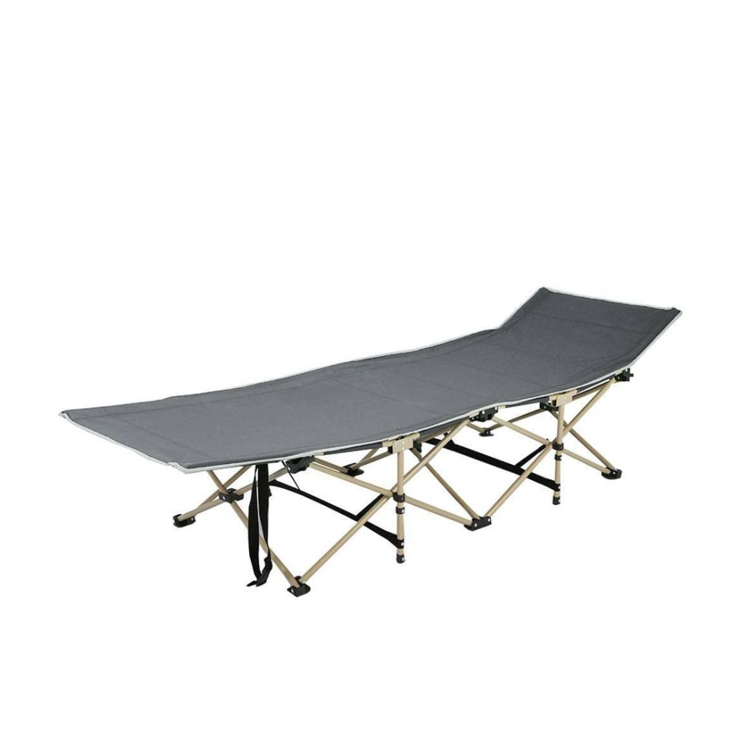 Folding Camping Bed Heavy Duty Steel | THE ADVENTURE HUT