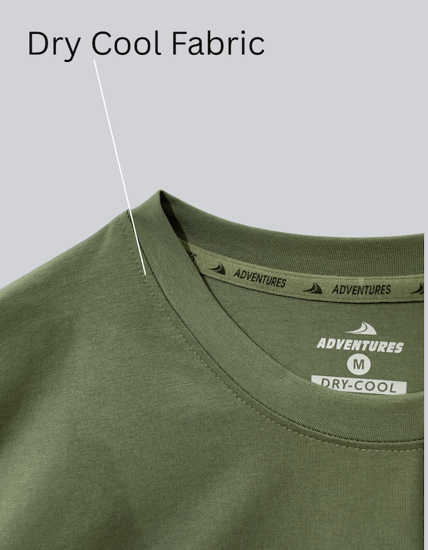 ADVENTURE HUT GREEN PARATROOPER DRY COOL TEC T-SHIRT - The Adventure Hut