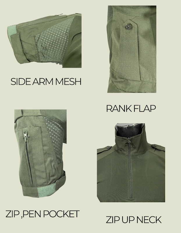 ADVENTURE HUT TACTICAL ZIP T-SHIRT DRY COOL + ZIP LOCK - The Adventure Hut