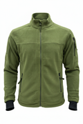 Army Warm Fleece 3 Zip Jacket - Front View