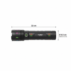 COBA Flashlight Size Reference 22cm x 4.5cm