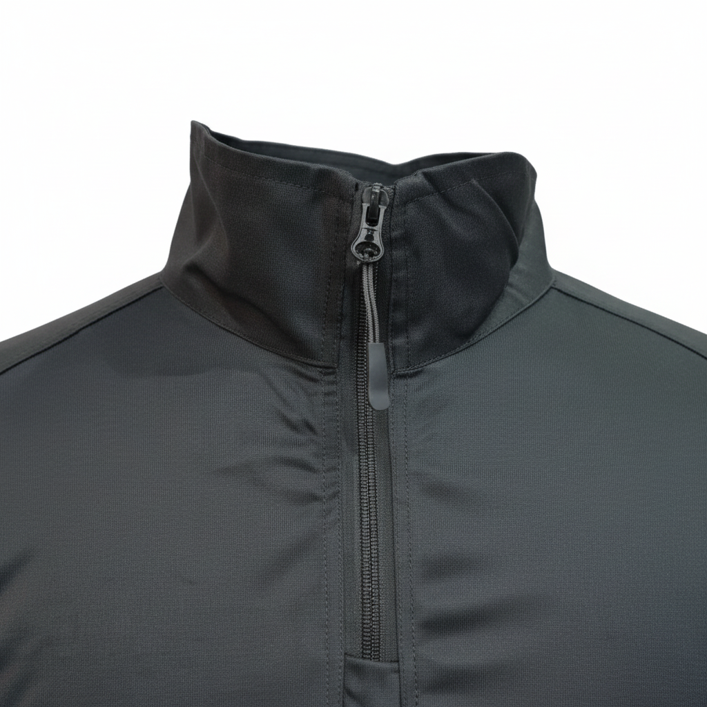 Collar and neckline detail