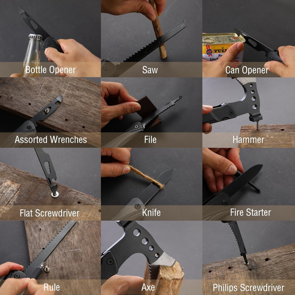 Stainless Steel Multi-Tool Axe Hammer - The Adventure Hut