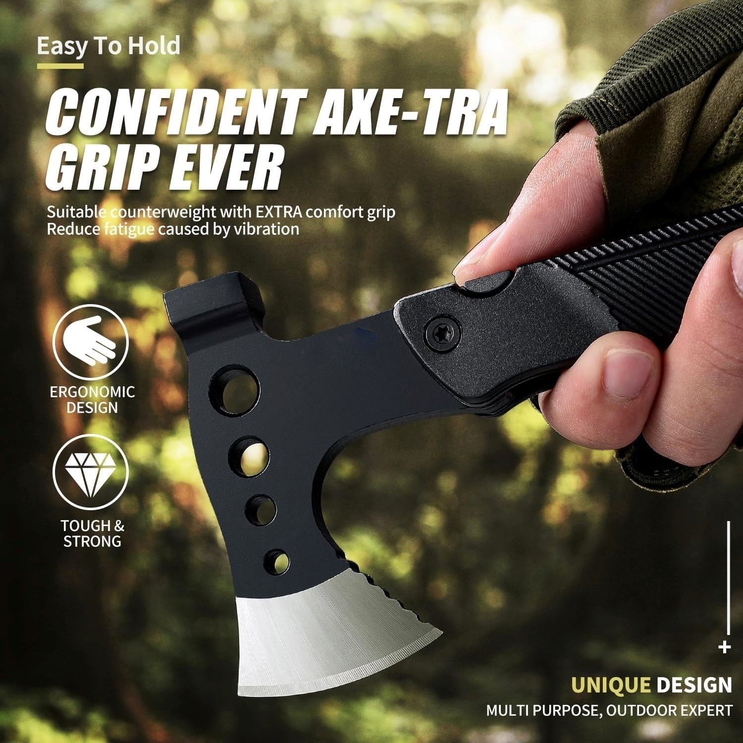 Stainless Steel Multi-Tool Axe Hammer - The Adventure Hut