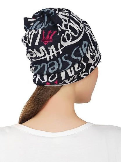 Unisex Blended Cotton Summer Beanie Skull Multicolor Cap (Free Size)