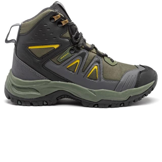 ASIAN EVEREST-24 Trekking, Hiking  Comfortable Shoes for Outdoor Light Weight Anti Skid Boot with Phylon Sole (Olive Blk)