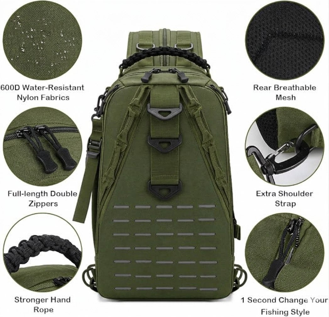 Tactical Hiking Backpack with Water-Resistant Fabric – The Adventure Hut